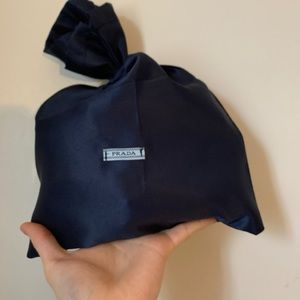 PRADA POUCH WITH DRAWSTRING